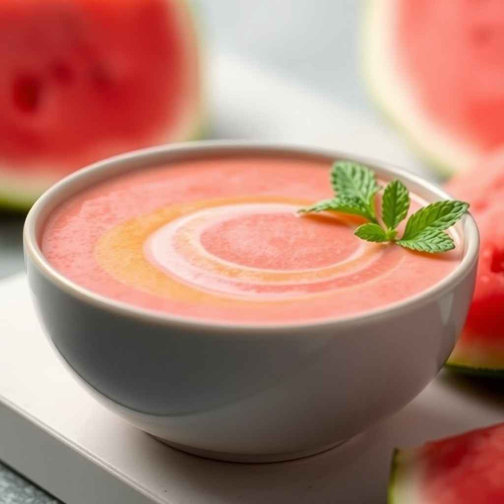 Chilled Watermelon Soup Your Easy Summer Gazpacho